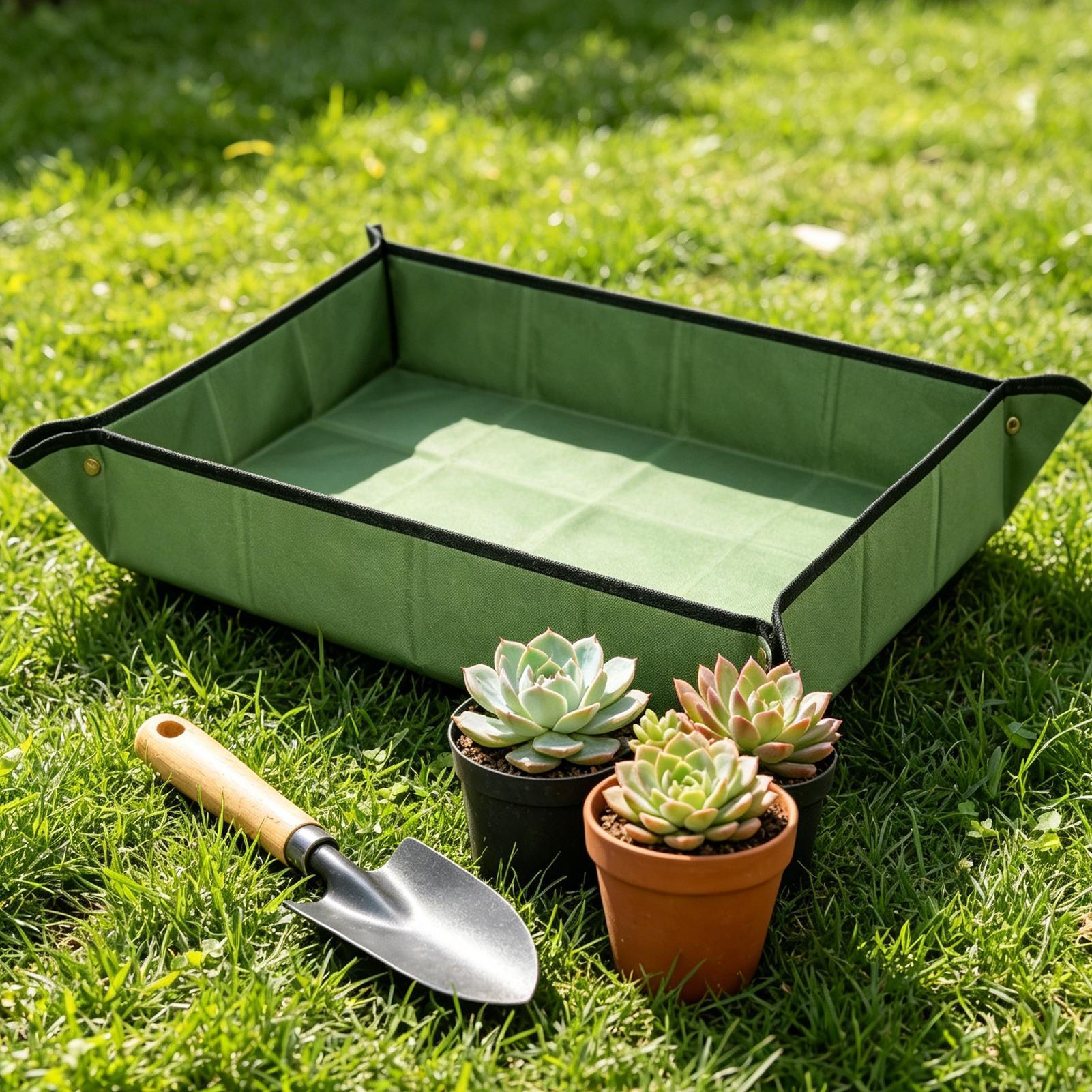 Plant Parenting - Tapis de repotage portable 105x150cm, épais,