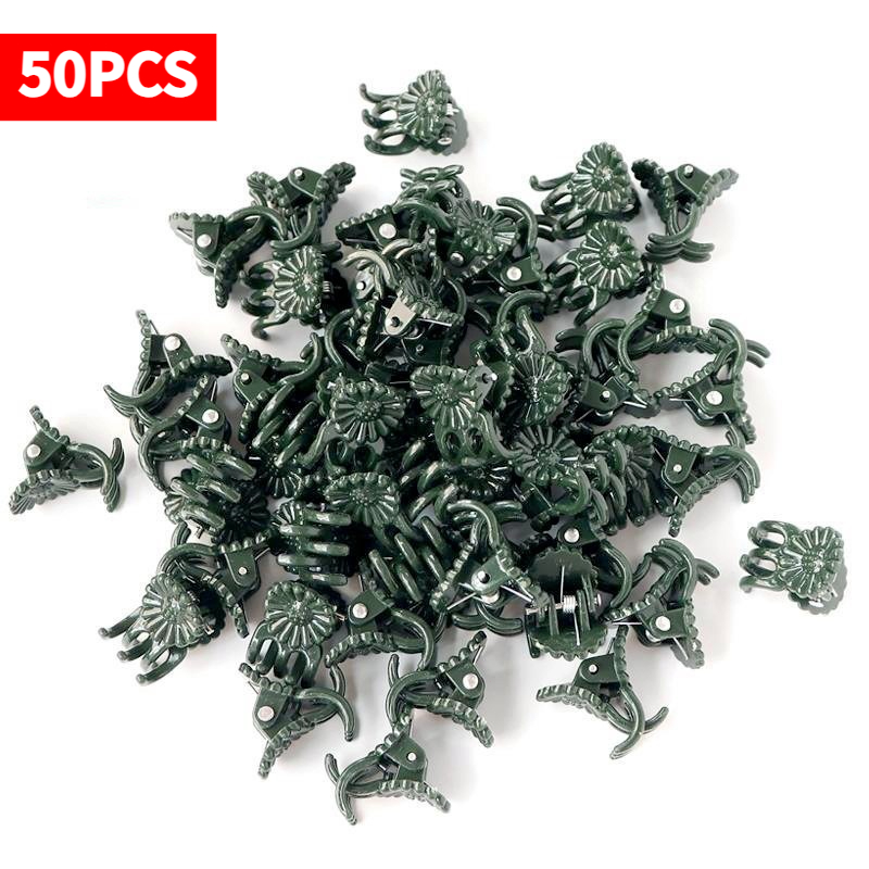 Plant Parent Tools - 50 pinces de jardinage vert foncé