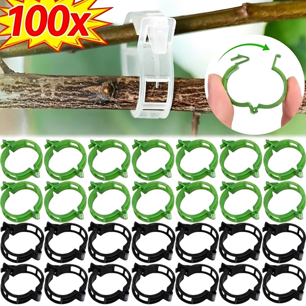 Plant Parent Tools - 100/10 Pièces Clips de Soutien pour