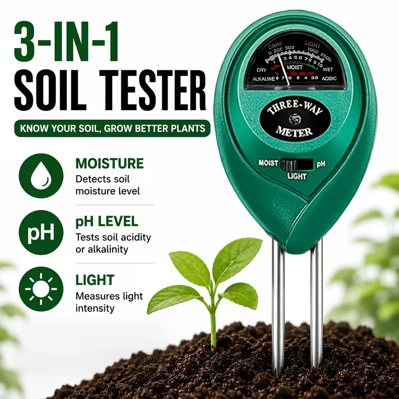 Testeur de sol 3-en-1 (humidit - Plant Parent Tools avis et prix